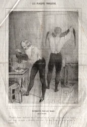 Les plaisirs parisiens : Préparatifs pour une soirée. Luxe et misère. Maudite plume ! Méchante...