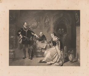 Signature du mandat de mort de Lady Jane Grey