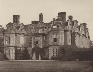 Swateley Hall, Uxbridge, la façade d