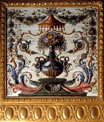 Panneau décoratif de la salle à manger du Château de Vaux-le-Vicomte