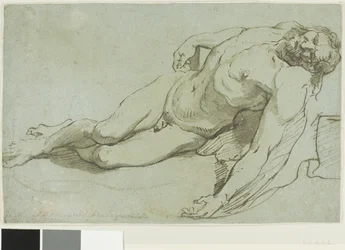 Le Christ mort (recto) ; Tête d