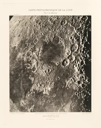 Carte photographique de la lune, planche II (Photographic Chart of the Moon, plate II),15 mars