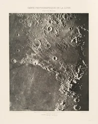 Carte photographique de la lune, planche IX (Photographic Chart of the Moon, plate IX),April 27