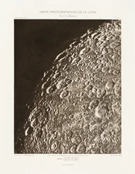 Carte photographique de la lune, planche V.A (Photographic Chart of the Moon, plate V.A),August 13