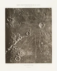 Carte photographique de la lune, planche XIII.A (Photographic Chart of the Moon, plate XIII.A),October 23