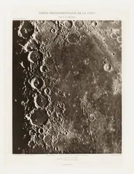 Carte photographique de la lune, planche XIX.A (Photographic Chart of the Moon, plate XIX.A),December 26