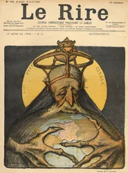 Caricature de la famille Rothschild, de la couverture de 