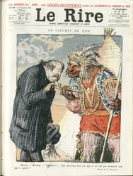 Illustration de Charles Leandre pour la couverture de Le Lire