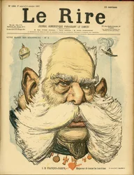 Illustration de Charles Léandre (1862-1934) pour la couverture de Le Rire