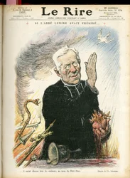 Illustration de Charles Léandre pour la couverture de Le Rire, 31/01/14 - Si l