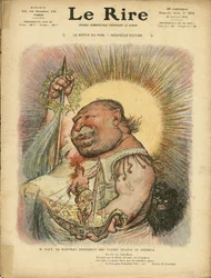 Illustration de Charles Léandre pour la couverture de Le Rire, No. 312, 23/01/09 - Amérique USA - William Howard Taft, Président