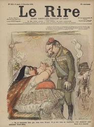 Kaiser Wilhelm II et la Reine Victoria, Illustration pour Le Rire