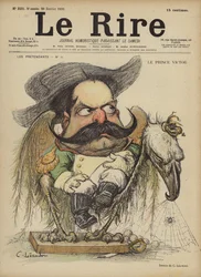 Le Prince Victor, Illustration pour Le Rire