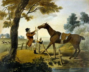 Proof of Bottom, de The Pytchley Hunt, gravé par F. Jukes