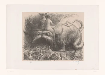 Monstre dévorant des gens