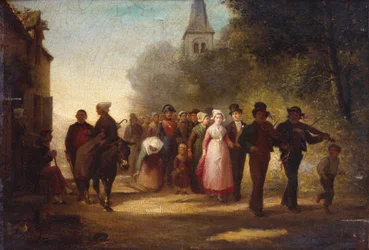 Le mariage villageois, 1872