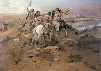 Les Indiens découvrent Lewis et Clark