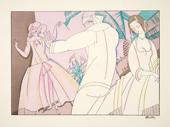 Colin Maillard, de Sports & Divertissements, pub. 1914