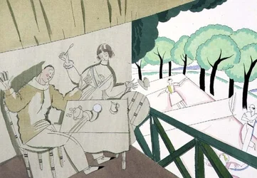 Scène de tennis, c.1920