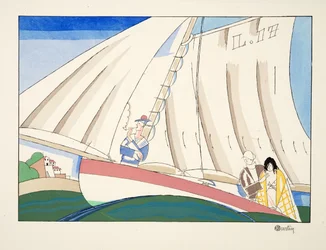 Yachting, de Sports & Divertissements, pub. 1914
