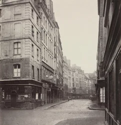 Rue de la Ferronnerie, vers 1865