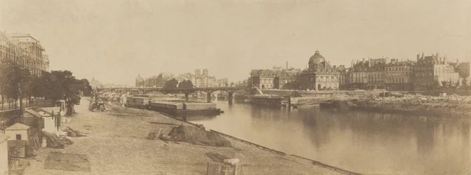 La Seine depuis le Pont du Carrousel en direction de Notre-Dame, 1853