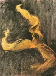 Loïe Fuller Robe Jaune, vers 1895