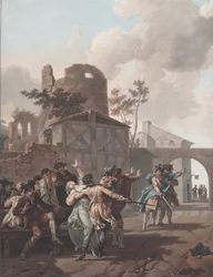 La Rixe, vers 1792