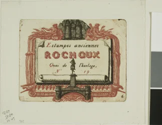Carte de visite du marchand d