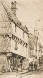 Une Vieille Maison, ou La Maison du Musicien, Bourges, 1860