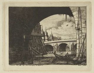 Arcade, pont Notre-Dame, Paris