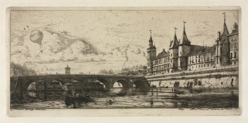 Eaux-fortes de Paris : le pont de l