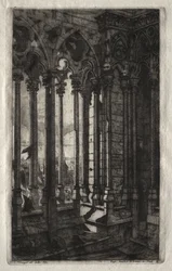 Eaux-fortes de Paris : La galerie de Notre-Dame