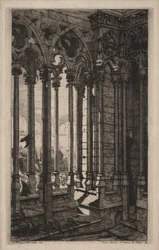 Eaux-fortes de Paris : la galerie de Notre-Dame