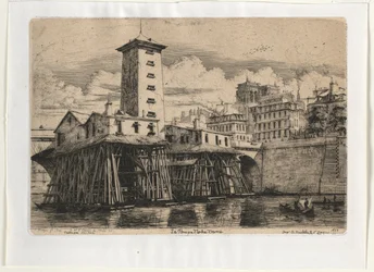 Station de pompage Notre-Dame, Paris, 1852