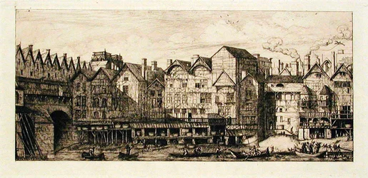 Porte de la Cité vers la fin du XVII Siècle, Paris