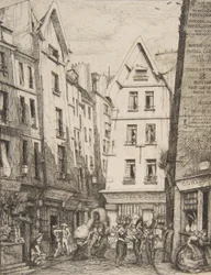 Rue Pirouette aux Halles, Paris, d