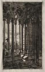 Les Eaux-fortes de Paris : La Galerie de Notre-Dame, 1853