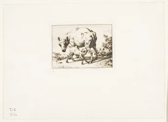 La brebis avec deux agneaux