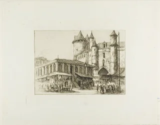 Le Grand Châtelet, Paris, vers 1780, d