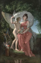 Érato, muse de la poésie lyrique, 1800