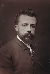 Album Artistique et Biographique, 5ème année, Salon 1885; portrait du peintre belge Évariste Carpentier (1845-1922)