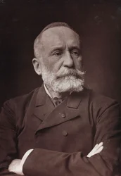 Album Artistique et Biographique, 6ème année, Salon 1885; portrait du peintre français Pierre Puvis de Chavannes (1824-1898)