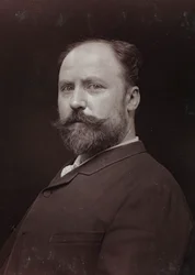 Album Artistique et Biographique, 6ème année, Salon 1885; portrait du peintre français Paul Grolleron (1848-1901)