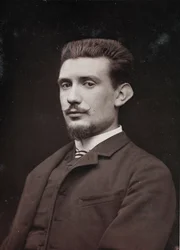 Album Artistique et Biographique, 6ème année, Salon 1885; portrait du peintre Henri Laurent Desrousseaux (1862-1906)