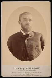 Portrait de Charles Julius Guiteau 1841-1882, 4 juillet 1881