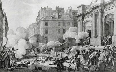 Napoléon Bonaparte réprimant la révolte royaliste devant l