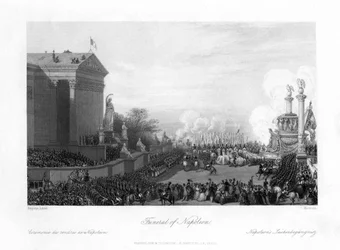 Les funérailles de Napoléon Bonaparte, 1818