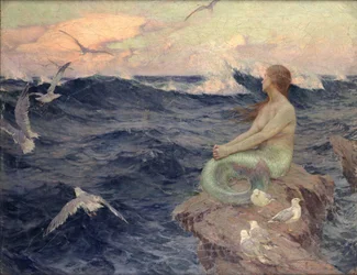 La sirène (huile sur toile)