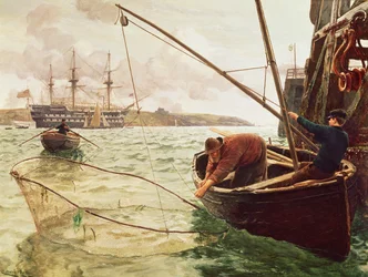 Un filet à éperlans, 1886